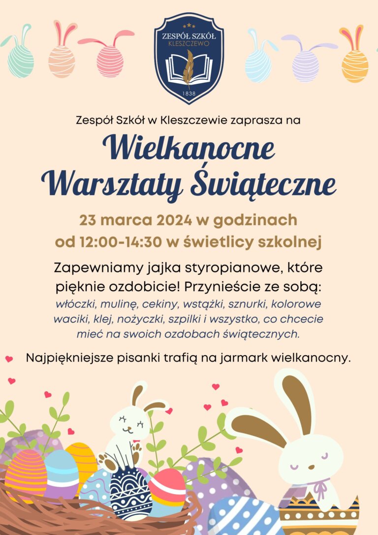 plakat na warsztaty